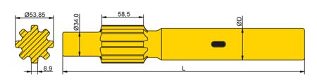 Striking Bar Copco - R38